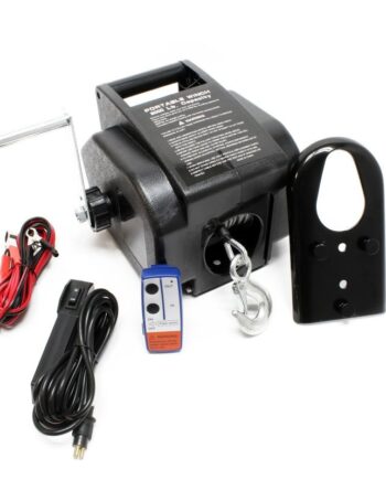 Guincho 12V 7000kg com comando à distância e cabo de aço – euro Tools
