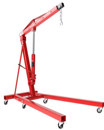 grua hidráulica 2000 kg reforçada para elevação de motores – euro tools