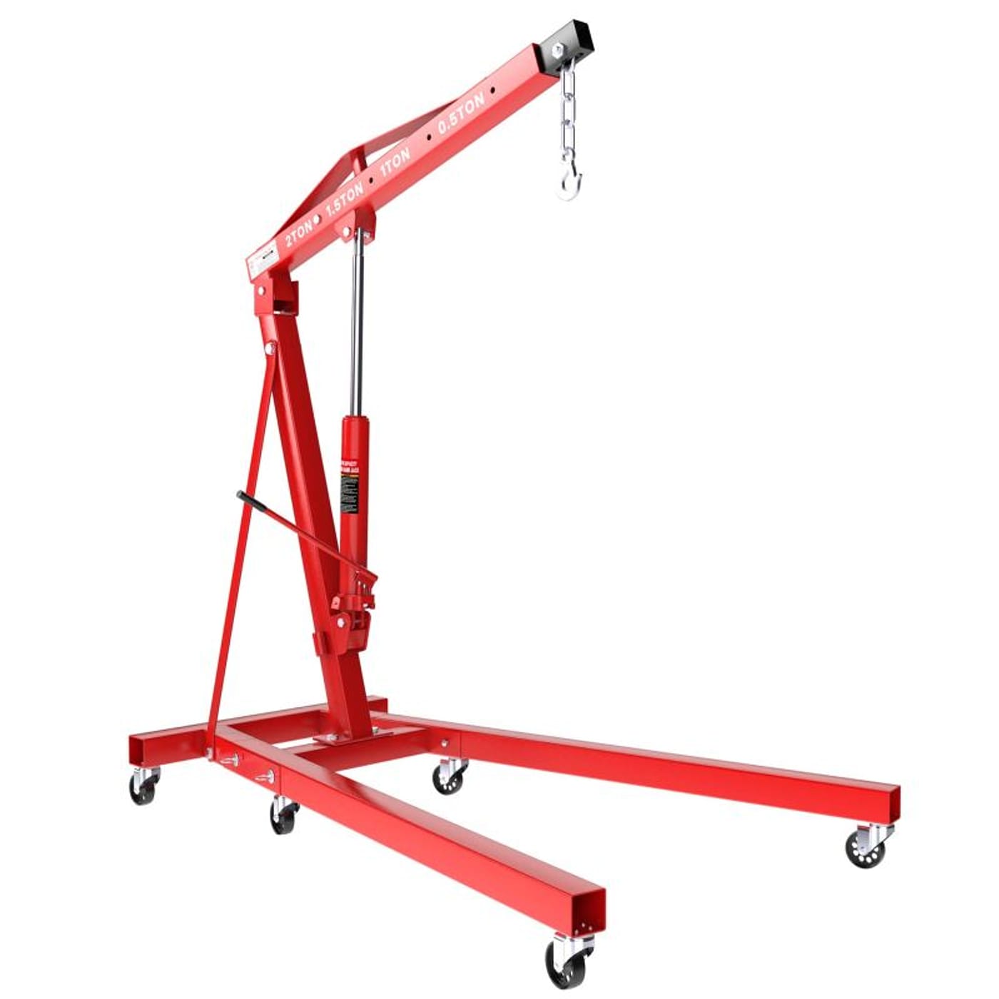 grua hidráulica 2000 kg reforçada para elevação de motores – CF Tools