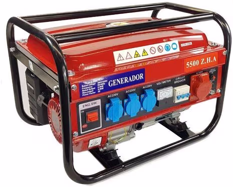 Gerador elétrico a gasolina 5500W portátil