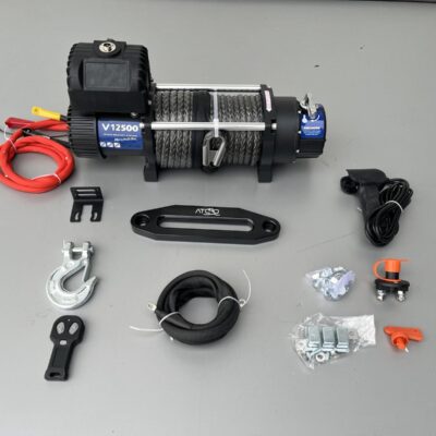 Guincho elétrico Husar 12V/24V para veículos, reboques, atrelados e trabalhos de elevação ou tração
